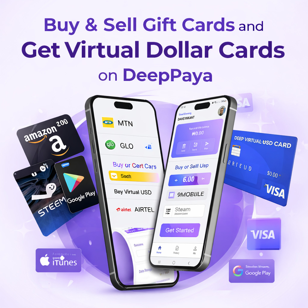 Buy & Sell Gift Cards and Virtual Dollar Cards on {siteConfig.name}